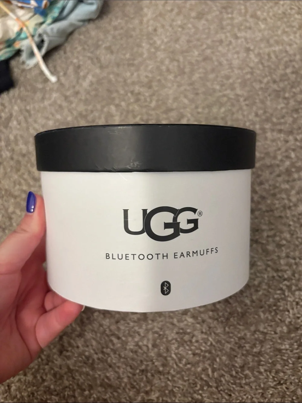 UGG Bluetooth Earmuffs - White and Black Packaging